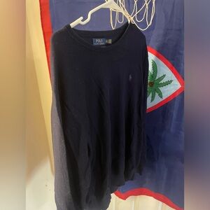 Polo, XXL, navy blue & baby blue